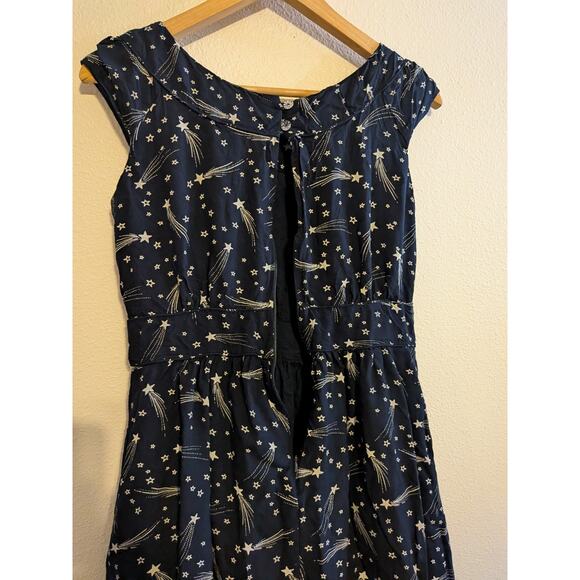Emily and fin star dress size L fit and flare shooting star space teacher - Picture 9 of 9